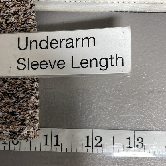 APIECE APART Sweater Deep Plunging V-neck Brown Marled Peplum Hem Size Medium - Picture 12 of 13